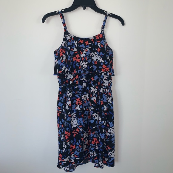 Floral Tank Layered Summer Dress - Picture 2 of 2